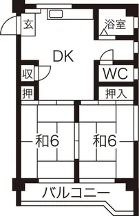 キリン堂ビル【3階】の間取り