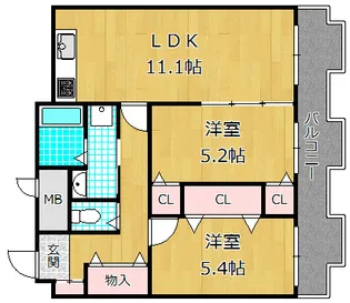 すずらん【2階】の間取り