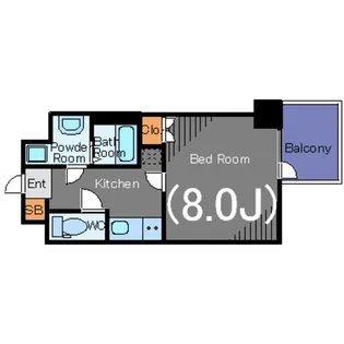 RISING STAGE【2階】の間取り