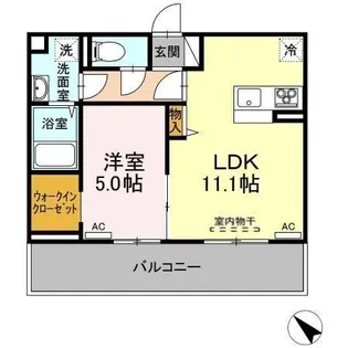 ビエント【2階】の間取り