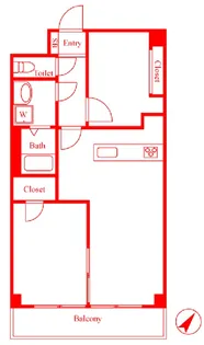 ライオンズマンション横浜大通り公園第2【5階】の間取り