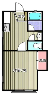 フタミハイツ【1階】の間取り