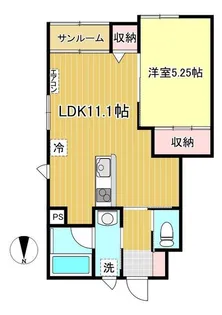 Gran Sharme【1階】の間取り