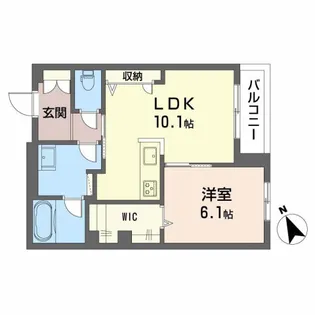 Olivecourt(オリーブコート)【3階】の間取り