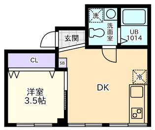 サンヒルズ【1階】の間取り