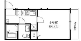 横浜コリーヌモダン【2階】の間取り