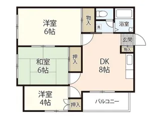 古本ビル【6階】の間取り