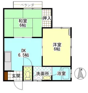 フローラ【1階】の間取り