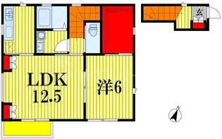 サザンクロス【2階】の間取り