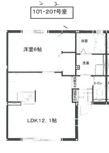 クレシアえの【2階】の間取り