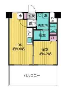 南青山コンド【5階】の間取り