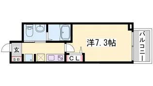 セレニテ神戸元町【12階】の間取り