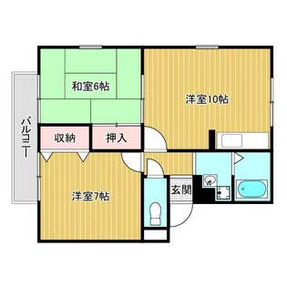 ウインドタニグチ【2階】の間取り