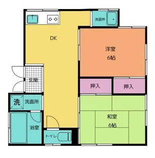 梅沢アパート【2階】の間取り