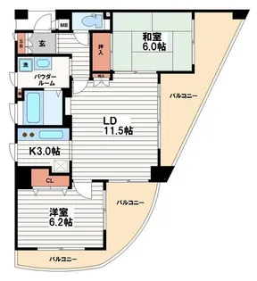 VIVO松ヶ鼻【7階】の間取り