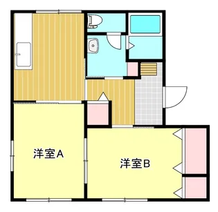 ディアス シミズ A【2階】の間取り