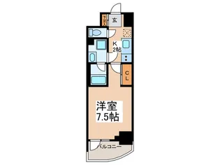 プライマル南砂【9階】の間取り