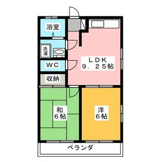 グリーントータス【1階】の間取り