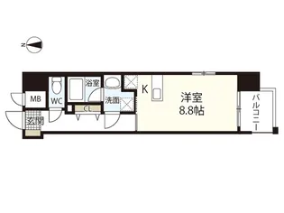 ミュゼ 海老山【10階】の間取り
