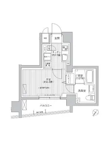 ルヴェール日本橋小伝馬町【5階】の間取り