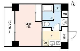 戸越銀座テラス【4階】の間取り