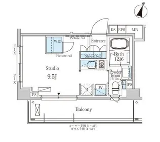 パークアクシス馬込レジデンス【3階】の間取り