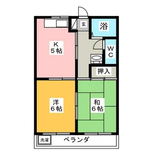 とよたサンドエルA【4階】の間取り