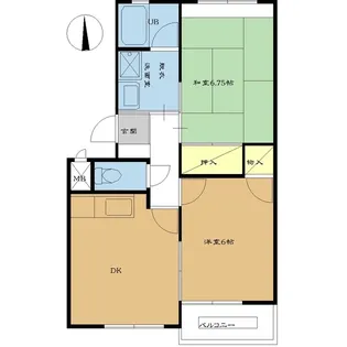 αNEXT高崎第10【2階】の間取り