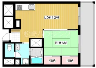 パシフィック中野【6階】の間取り