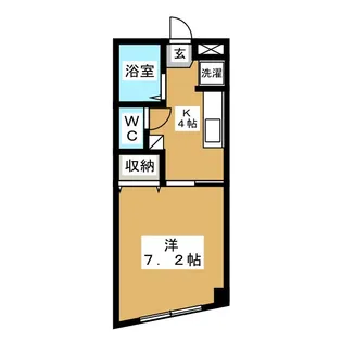 トライアングル116【2階】の間取り