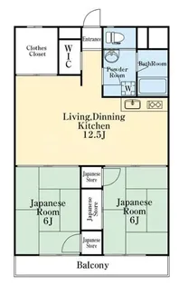 柏第一パブリックハイツ【4階】の間取り