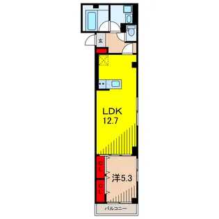 ラピスラズリ【3階】の間取り