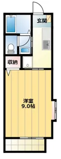 パレス・くろがね本町【2階】の間取り