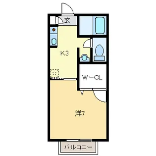 ル・シャトー雅【2階】の間取り
