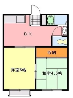 千葉サンハイツ【2階】の間取り