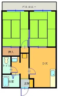 メゾン田中【2階】の間取り