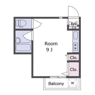 やよいコーポ【1階】の間取り