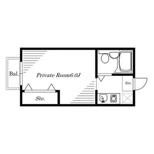 平塚新田第二ハイツ【1階】の間取り
