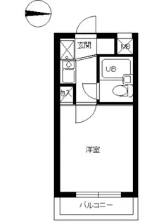 スカイコート新宿第3【2階】の間取り
