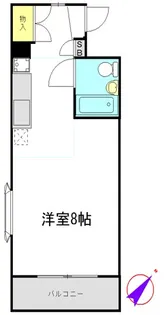 ワイズスクエア【2階】の間取り