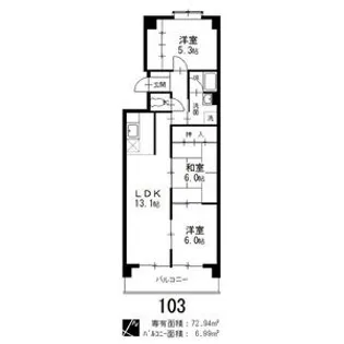 メゾン島田【2階】の間取り