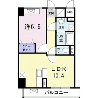ボア ソルチ【6階】の間取り