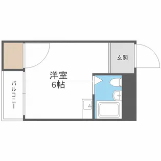 グランソシエ住之江【2階】の間取り