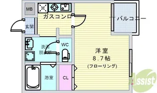 アイ・フラット【3階】の間取り