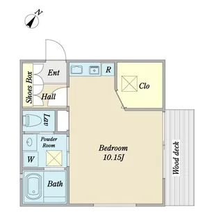 鶴ケ舞ビレッジ【1階】の間取り