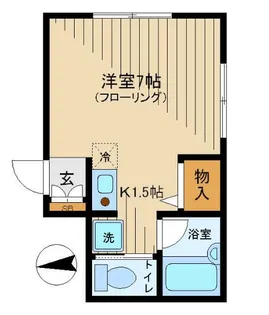 ヴィラさくら【1階】の間取り