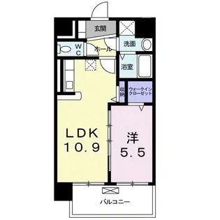 アクアル-チェ【8階】の間取り