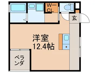 une brise 仁川【1階】の間取り