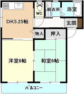 サンシャイン南浜【2階】の間取り