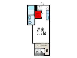 ブルーム ネオ【1階】の間取り